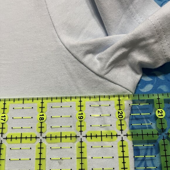 Teaching New School Size Medium T-shirt with Navy Embroidery on the front. - Picture 5 of 5